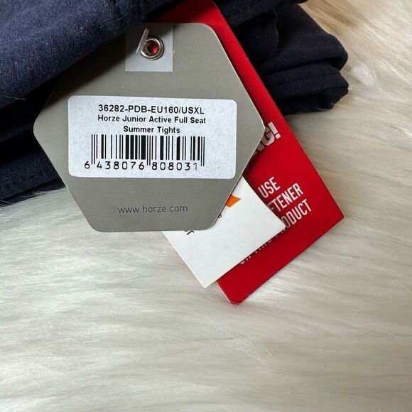 Horze Junior Active Full Seat Summer Tights Riding Breeches Size XL - Picture 4 of 11